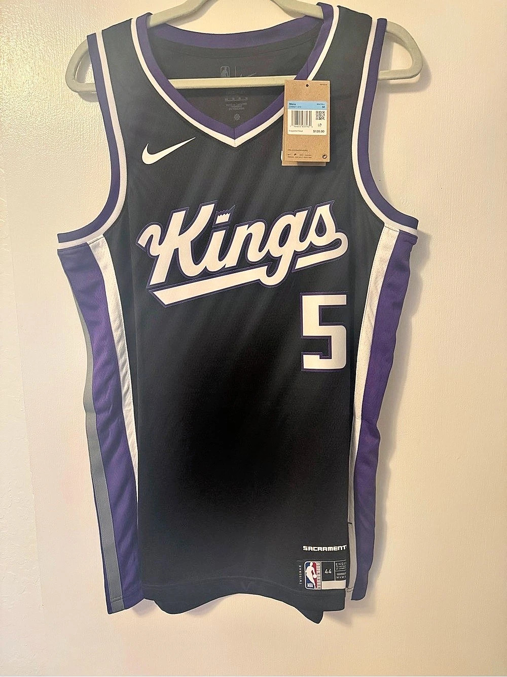 Nike Sacramento Kings Icon Edition Nike Dri-FIT NBA Swingman Jersey #5 Jersey